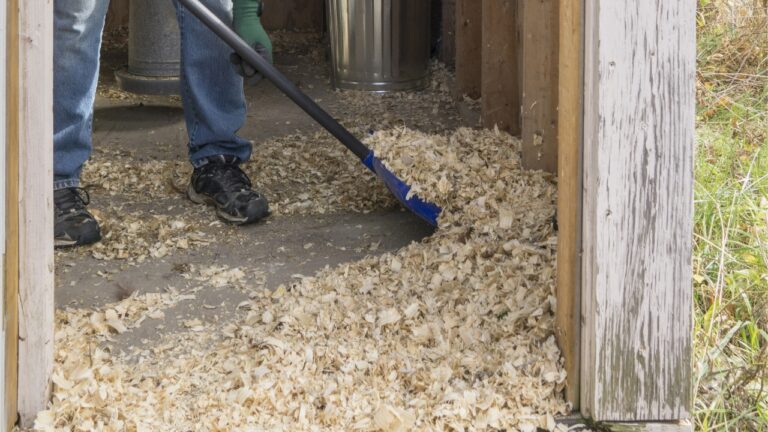 How I made the coop easier to clean after one messy summer