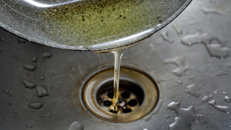 What You Should Never Pour Down the Outdoor Sink
