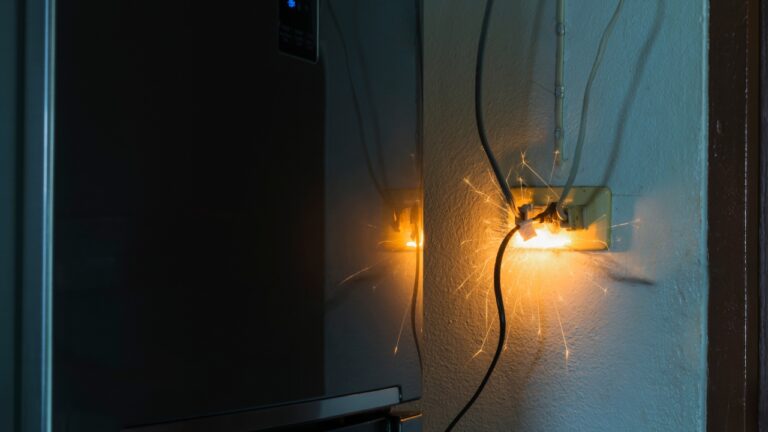 The outlet overload sign that shows up right before something fails