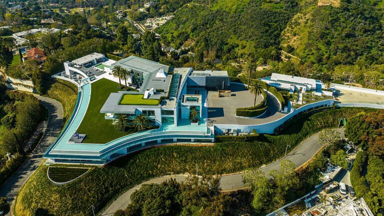 The Bel-Air “rainforest spa” megamansion is back and it’s $40M cheaper than before