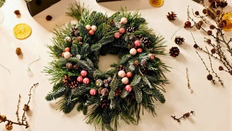 Simple wreath ideas from the grocery store floral aisle