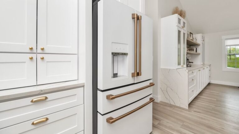 You don’t need custom cabinets to fake a high-end kitchen