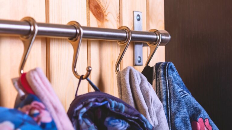 Kid gear drop zones that tame coats and boots