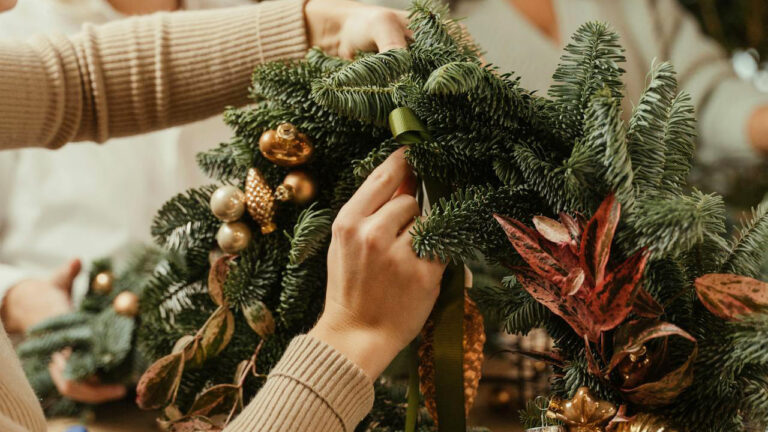 Simple wreath looks you can make from grocery store greens