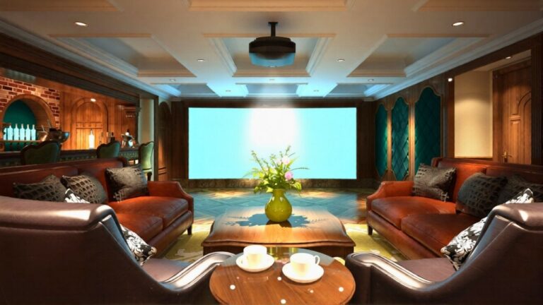 Inside Villa de Verano at 3000 Ralston Ave the Bay Area estate with an amphitheater and giant aquarium