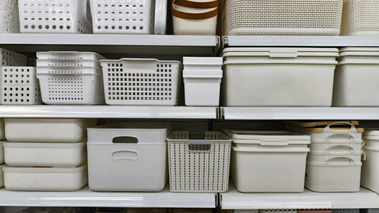 The Aldi storage set people keep rebuying because it actually fits real cabinets