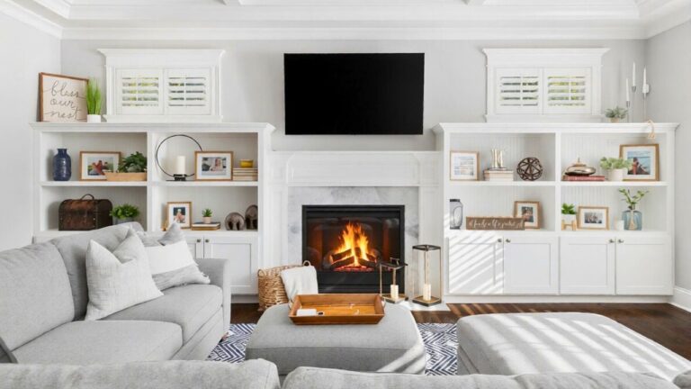HGTV keeps doing this with fireplaces and it rarely works in normal rooms