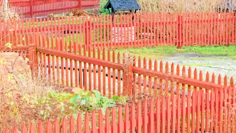 These fence lines make properties look messy from the road