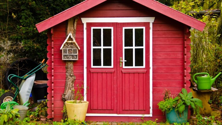 Are you setting up your shed so that rain will always win?