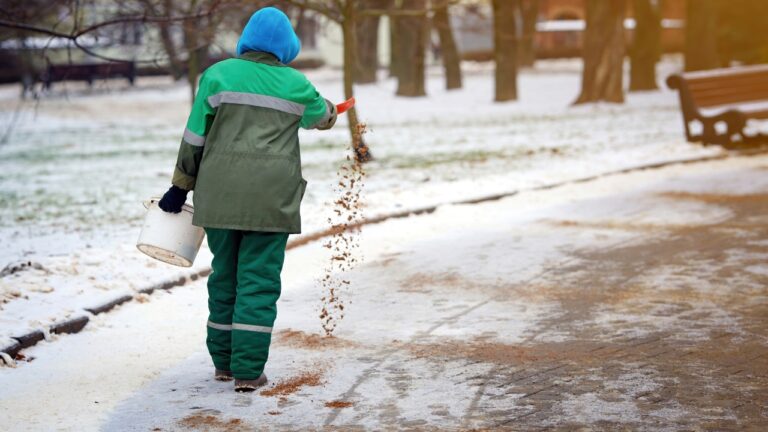 You’re making your driveway crack faster with this de-icer habit