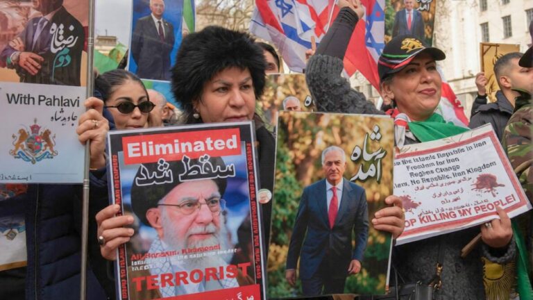 Protests erupt worldwide after reports of Iran leadership deaths