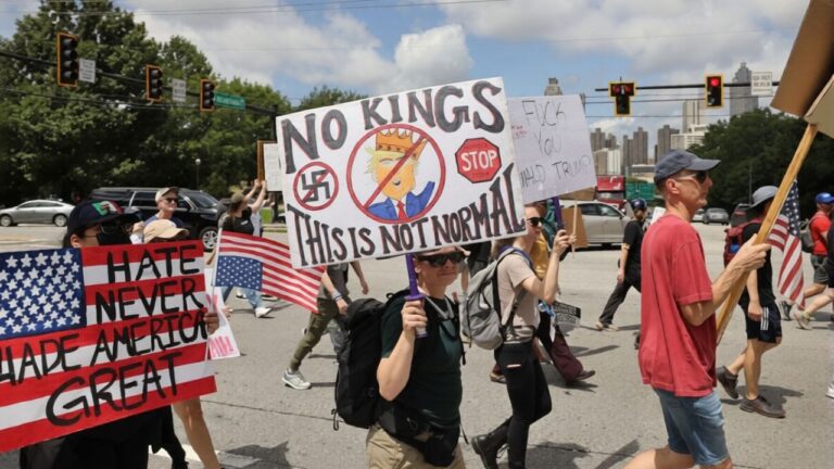 Nationwide ‘No Kings’ demonstrations planned as activists challenge federal immigration actions