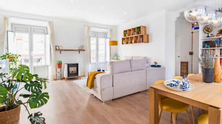 How I made the living room look warmer after the paint color fell flat