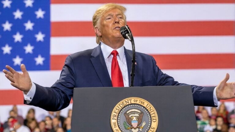 Trump calls GOP congressman a “nutjob” during rally, urges voters to back primary challenger