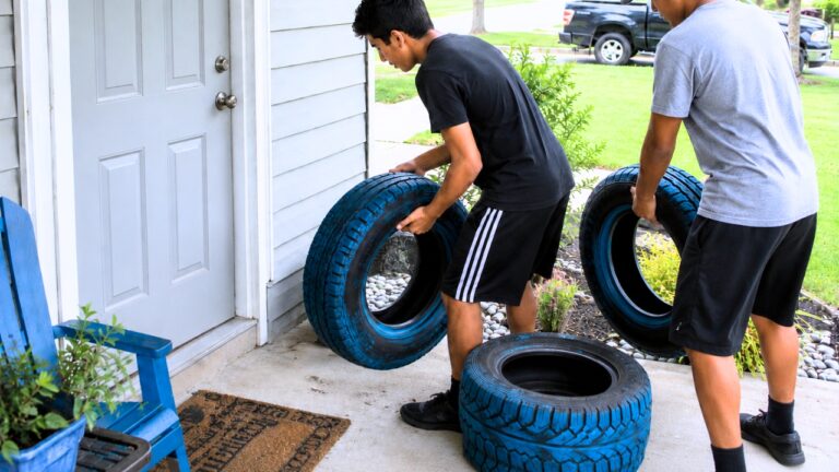 Neighbor Took Four Tires From Her Porch — Then His Parents Called Police on Her for “Harassing a Minor”