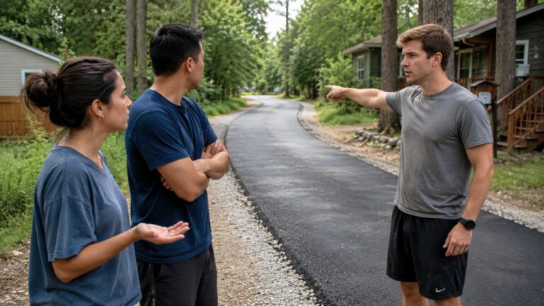 Neighbor Paves Part of a Private Lane Without Asking — Then Expects Everyone Else to Pay Their Share