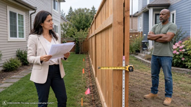 New Landowner Finds a Six-Foot Privacy Fence Built Eight Inches Over the Property Line — Then the Neighbor Says Tearing It Down Would Require Replacing the Entire Fence and They Will Not Pay a Cent Toward It