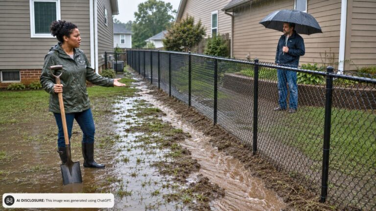 New Homeowner Finds the Neighbor’s Yard Drains Directly Onto the Property After Every Rain — Then the Neighbor Says the Grade Has Always Sloped That Way