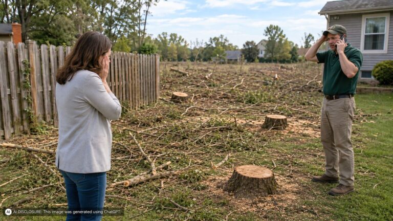 Homeowner Comes Home to Find the Neighbor Cut Down Three Trees Along the Property Line — Then the Arborist’s Damage Estimate Makes the Loss Look Very Expensive