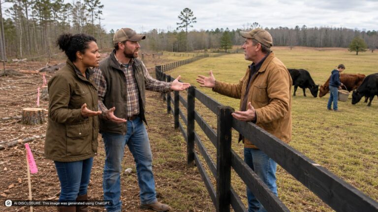 New Rural Landowner Walks the Property Line and Finds the Neighbor Has Cleared Timber From Ten Acres of Their Land — Then the Neighbor Says They Thought the Line Was Further Over