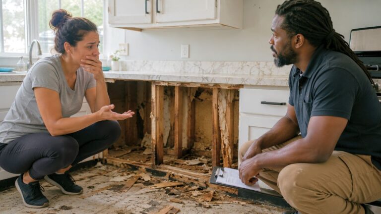 Homeowner Says a Bad Flip Hid Rot Behind New Cabinets — Then the Repair Quote Starts Climbing Fast