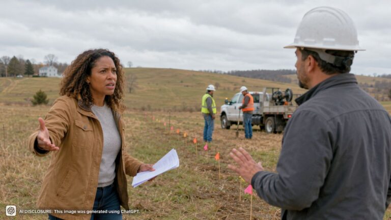 New Rural Landowner Finds a Pipeline Company Claiming an Easement Through the Property That Was Never Disclosed at Closing — Then the Company Says the Work Is Going Forward Regardless