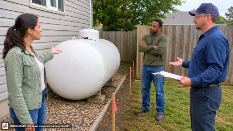 New Homeowner Finds the Neighbor’s Propane Tank Was Installed Less Than a Foot From the Property Line — Then the Fuel Company Says Moving It Is the Homeowner’s Problem