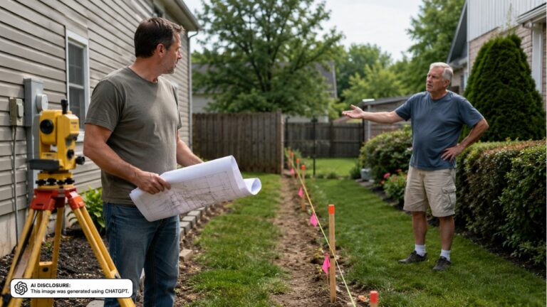 Homeowner Hires a Surveyor Before Installing a Fence and Finds the Neighbor Has Been Using Part of the Lot — Then the Neighbor Says They Will Commission Their Own Survey to Dispute the Results