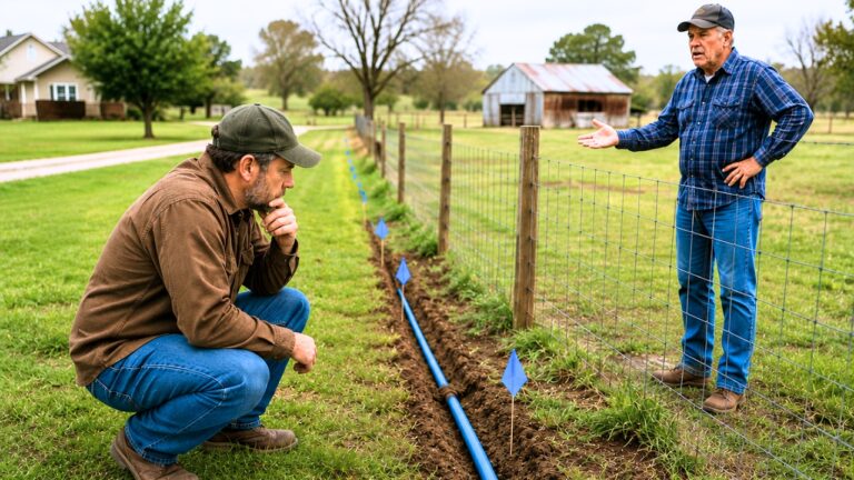 New Landowner Finds the Neighbor’s Water Line Running Through the Property — Then the Neighbor Expects Them to Pay to Move It