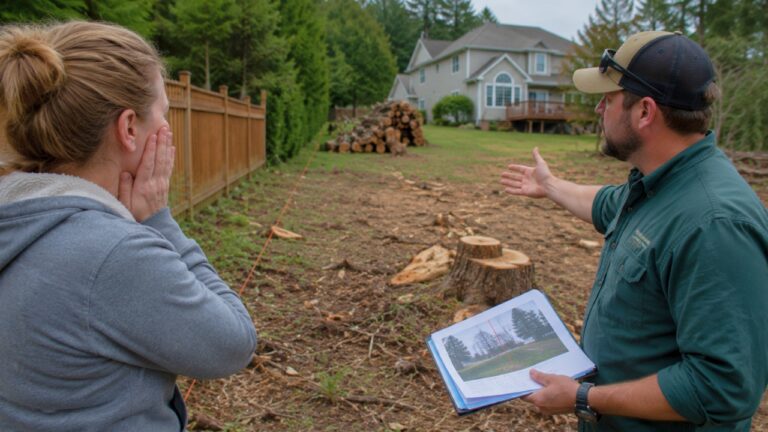 Neighbor Removes Boundary Trees Before the Survey — Then the Arborist’s Estimate Turns the Dispute Expensive