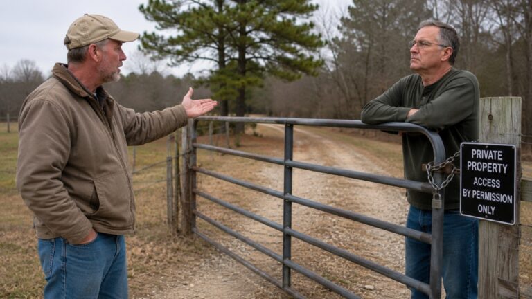 Rural Landowner Finds a Locked Gate Blocking Their Recorded Easement — Then the Neighbor Says Access Is “By Permission Only”