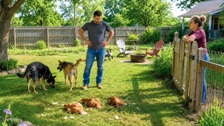 Neighbor’s Chickens Got Into the Yard and the Dogs Killed Them — Then the Homeowner Tried to Make It Right