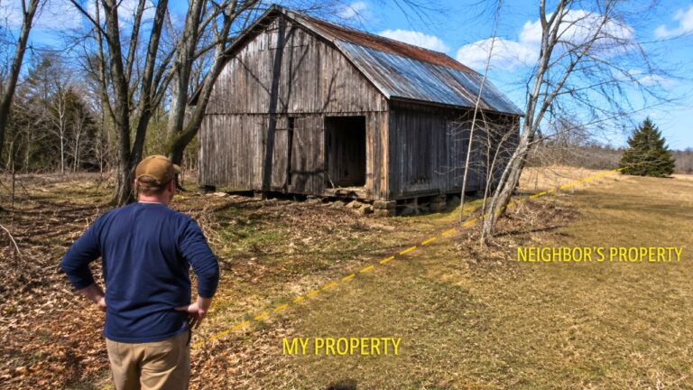 New Landowner Finds an Old Barn Sitting Over the Boundary Line — Then the Neighbor Claims It Comes With the Property