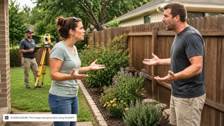 New Homeowner Finds Out the Neighbor’s Landscaping and Fence Have Been Sitting Nine Feet Into the Property — Then the Neighbor Says Both Have Been There Since Before the Homeowner Bought the House