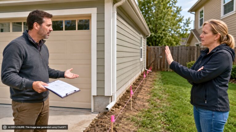 Buyer Finds Out the Seller’s Garage Extends Over the Property Line — Then the Neighbor Refuses to Grant an Easement Before Closing