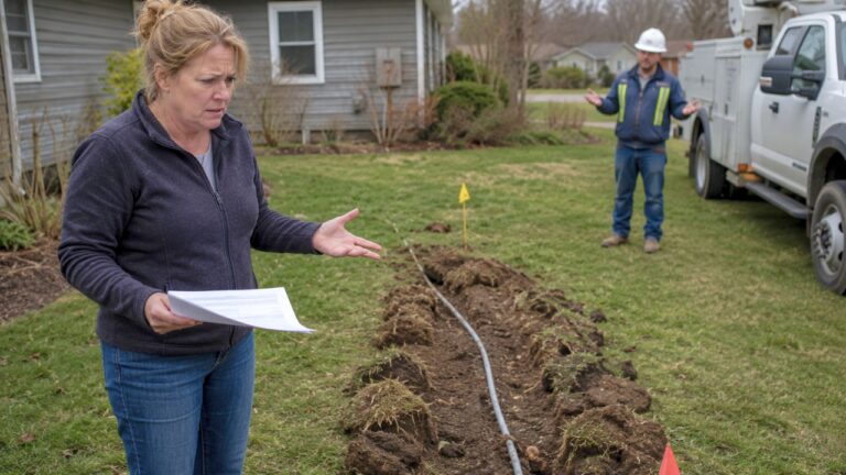 Homeowner Finds a Private Power Line Buried Through the Yard — Then the Utility Company Says It Is Not Their Problem