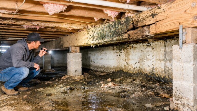 Buyer Finds a Crawlspace the Inspector Couldn’t Reach — Then Mold, Sludge, and Cracked Joists Turn Into a $14,000 Repair