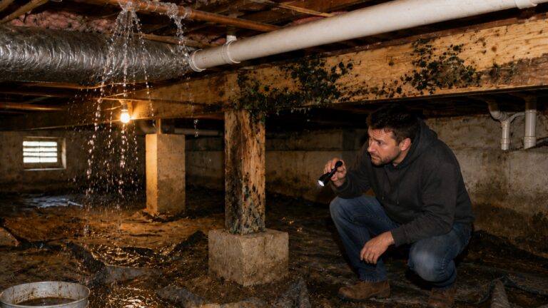 A Hot-Water Leak Filled the Crawlspace With Moisture — Then the Mold Quotes Came Back Over $10,000