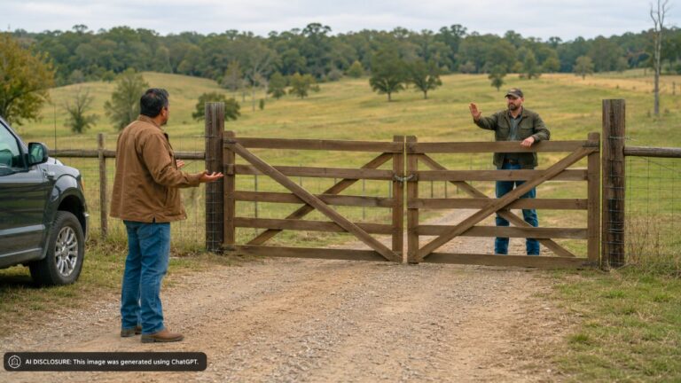 Rural Property Owner Finds Ten Acres Completely Landlocked After a Neighbor Fences Off the Only Access Point — Then the Neighbor Says Building There Was “Just Common Sense”