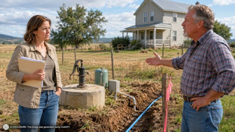 New Landowner Finds the Neighbor Wants to Tap Into the Property’s Water Line After Thirty Years of Sharing a Well — Then Threatens to Sue If Refused