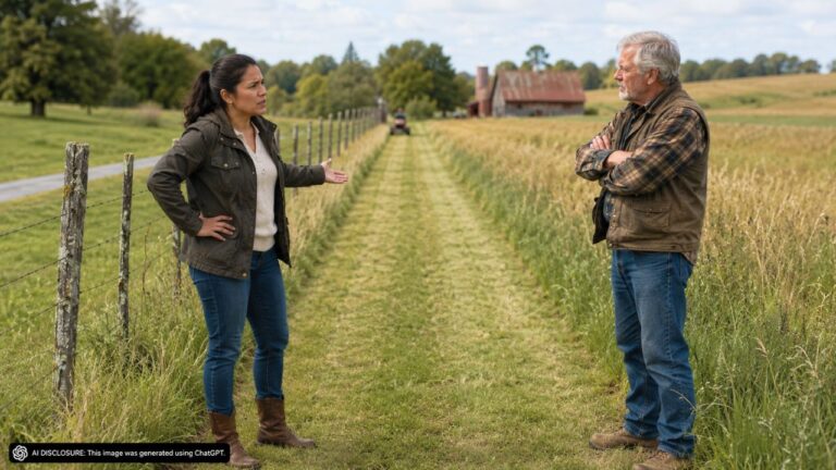 Rural Property Owner Finds a Neighbor Threatening an Adverse Possession Claim Over a Six-Foot Mowed Strip — Then the Neighbor Cites Twenty Years of Use as Proof