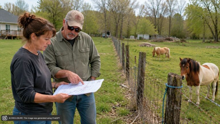 Indiana Landowner Finally Affords a Full Survey of Her Six Acres — Then Learns the Neighbor’s “Junky” Fence Line Is Off by Thirteen Feet, and the Neighbor Leases Out the Disputed Strip for Ponies Anyway