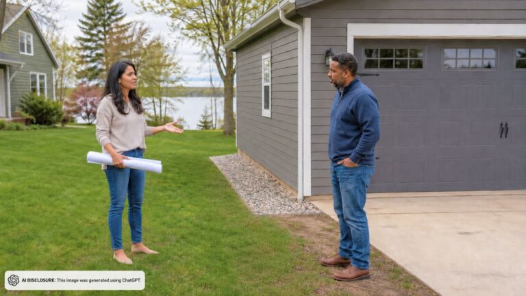 New Minnesota Landowner’s Survey Confirms the Neighbor’s Garage Extends Onto Her Property — Then She Learns the State’s Fifteen-Year Adverse Possession Law Puts the Land at Risk