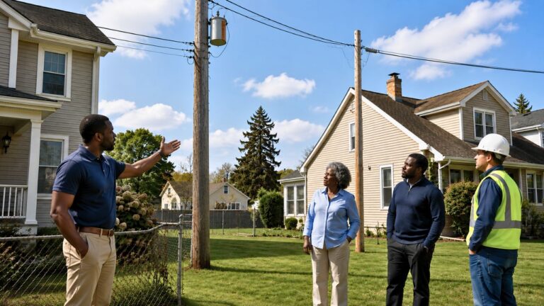 Homeowner Wants to Bury Utilities and Remove an Eighty-Year-Old Wooden Pole Serving the Neighbor’s House — Then Learns a Newer Pole Already Sits Unused on the Neighbor’s Own Property