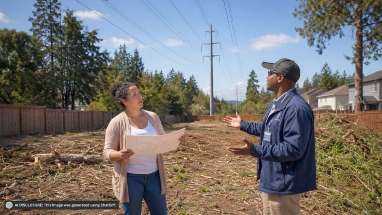 New Landowner Clears Brush Along the Back Fence and Finds a Utility Company’s High-Voltage Line Running Thirty Feet Over the Property With No Recorded Right of Way — Then the Company Says the Easement Was Implied When the Original Subdivision Plat Was Filed