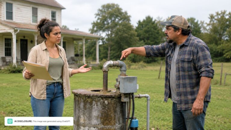 New Homeowner Finds the Neighbor Threatening to Cap the Forty-Year-Old Well That Serves the House — Then Says the Well Was “Always Meant to Be Shared”