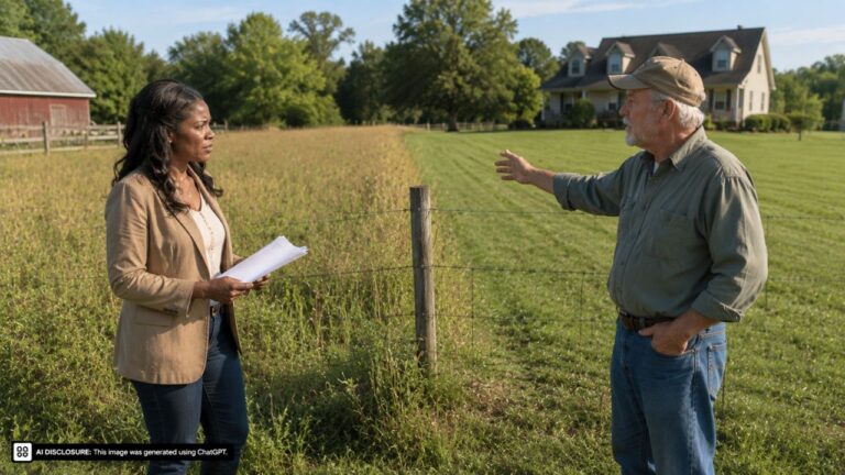 Buyer Closes on Thirteen Acres and Finds the Neighbor Already Claiming Part of the Land — Then Cites a Decades-Old Verbal Agreement With the Previous Owner