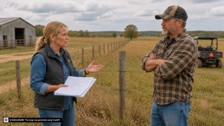 Rural Property Owner Finds the Neighbor Threatening an Adverse Possession Claim Over Five Acres of the Back Field — Then Refuses to Show Any Documentation