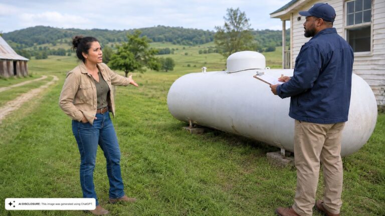 New Landowner Finds a Propane Tank Sitting Six Feet Onto the Property That the Utility Company Insists It Still Owns — Then Refuses to Move It Without a Removal Fee