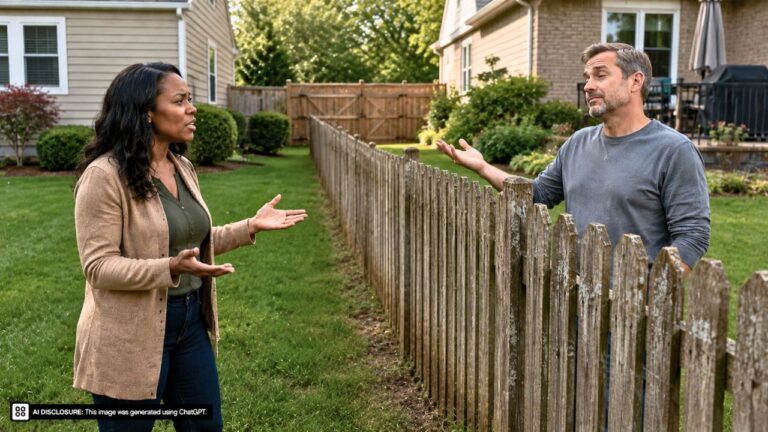 New Homeowner Finds the Neighbor Has Been Using Nine Feet of the Land as His Own for Years — Then Says Moving the Fence Now Would Be “Petty”